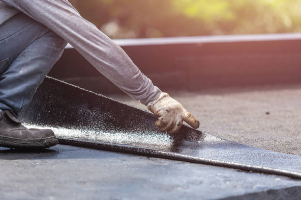 Professional Crawl Space Encapsulation technician working in Hannibal, NY